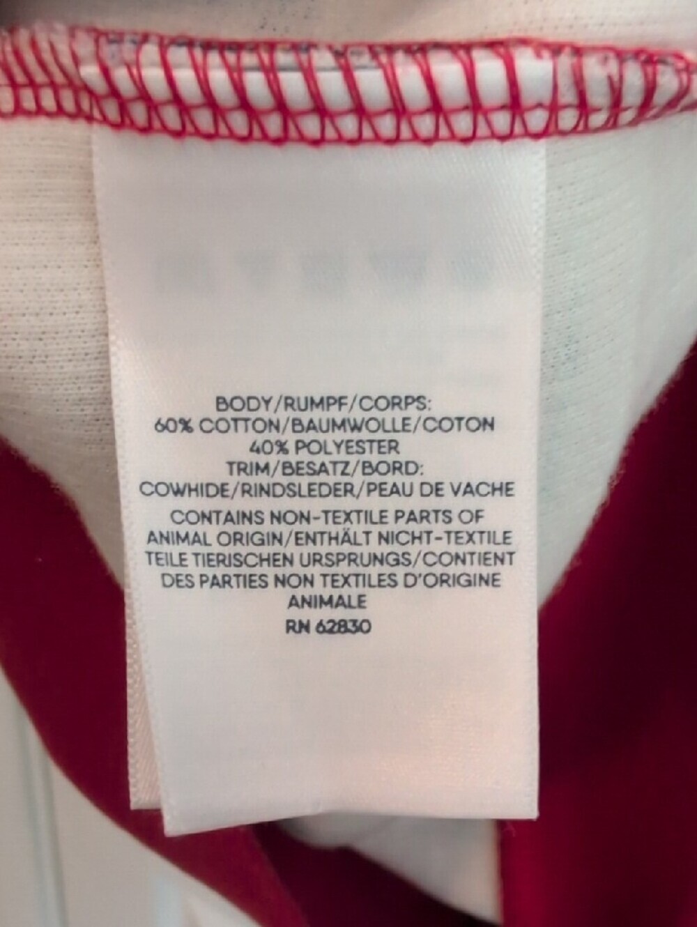 Lands' End Men's Red, White & Green Plaid Quarter-Zip Pullover - Picture 8 of 8